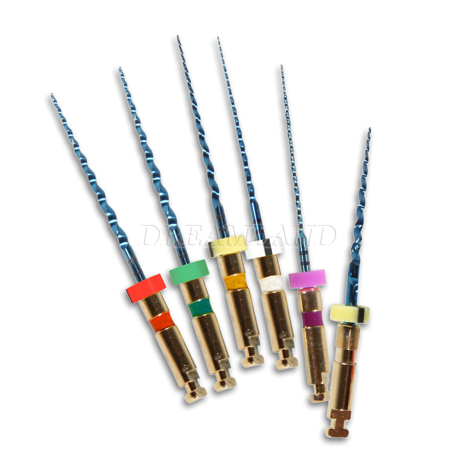 6pcs/pack Dental Endo Root Canal Super Taper Rotary Niti Files 21/25mm/31mm