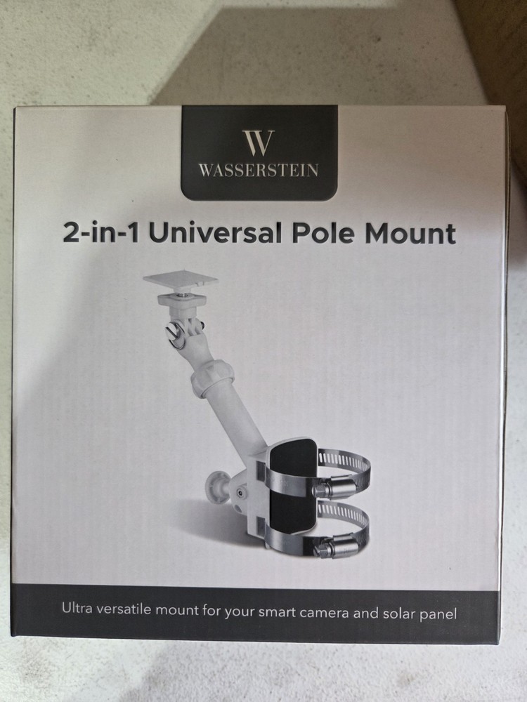 2-In-1 Universal Pole Mount for Camera & Solar Panel  BLACK