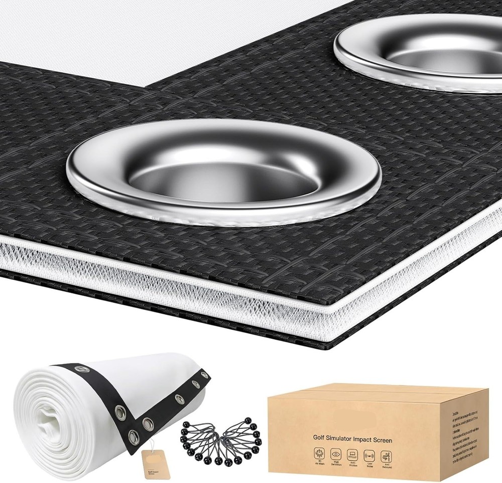 14x9 Golf Simulator Impact Screen Triple Layer Projector Screen Indoor Training