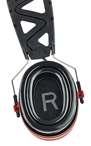 3M Pro-Comms Electronic Hearing Protector, Wireless Pro-Comms, Black/Red