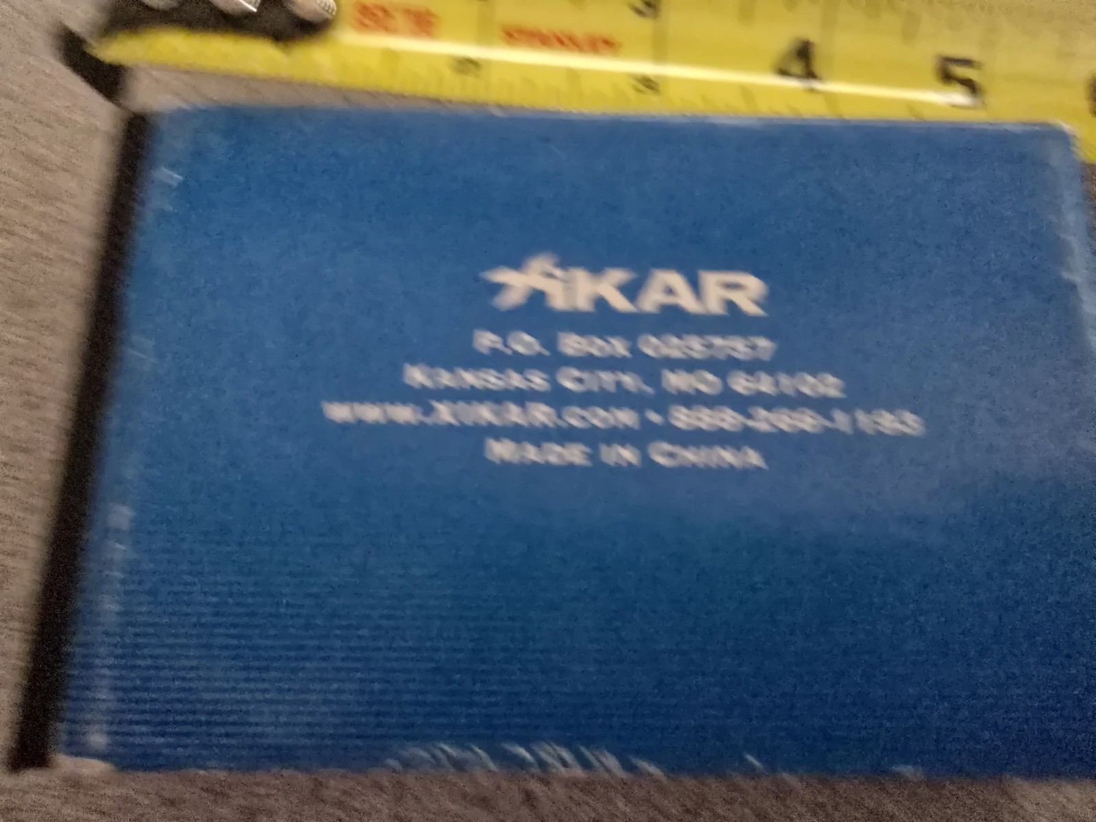 Xikar Blk Butane 1 Jet Flame Lighter Wind Resistant Pocket Lighter Refillable