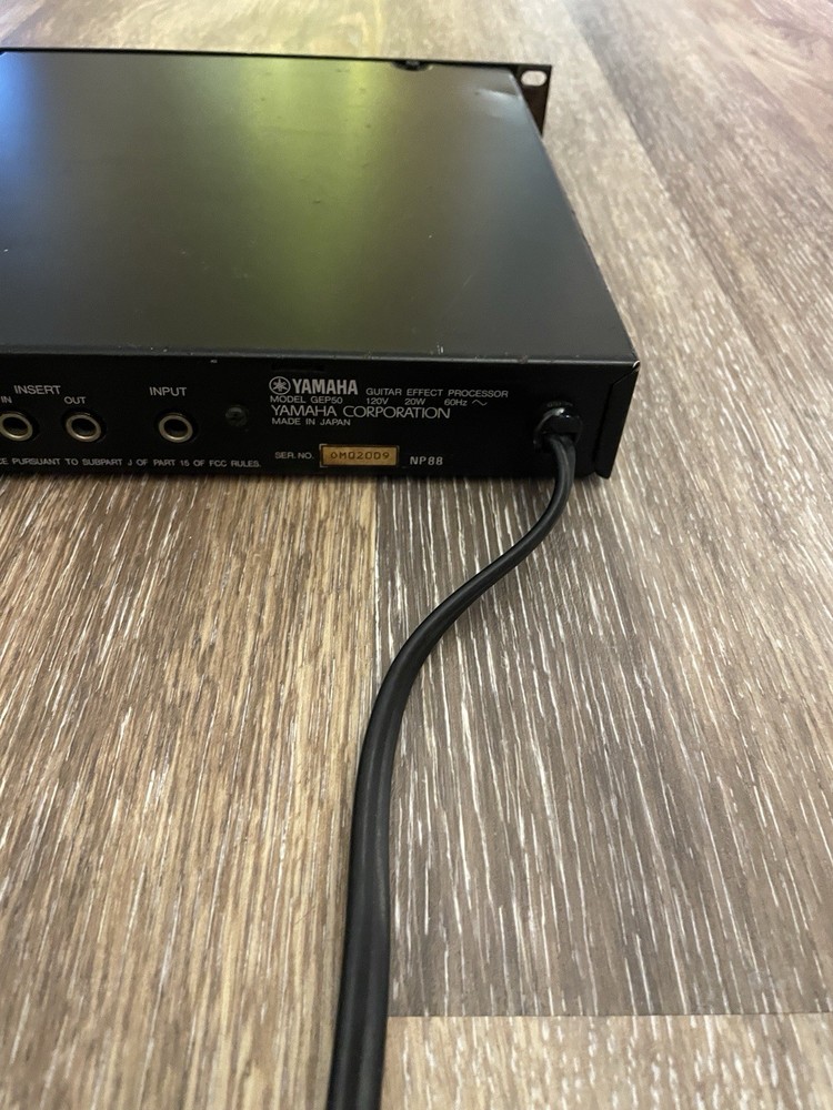 Yamaha GEP50 Guitar Effects Processor – Multi-Effects Rack Unit