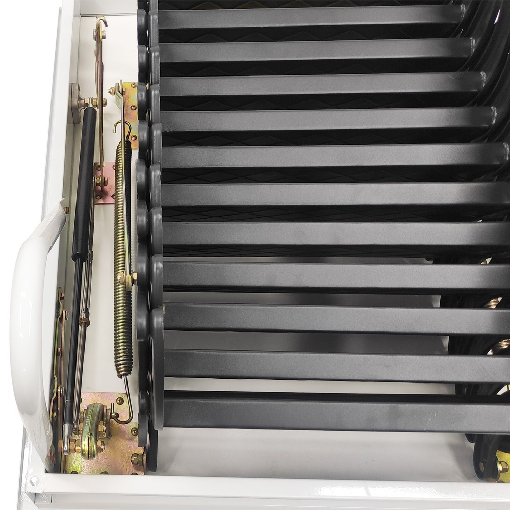 Attic Ceiling Ladder 10 ft Ceiling Mounted Folding Stairs Pull Down Ladder Black