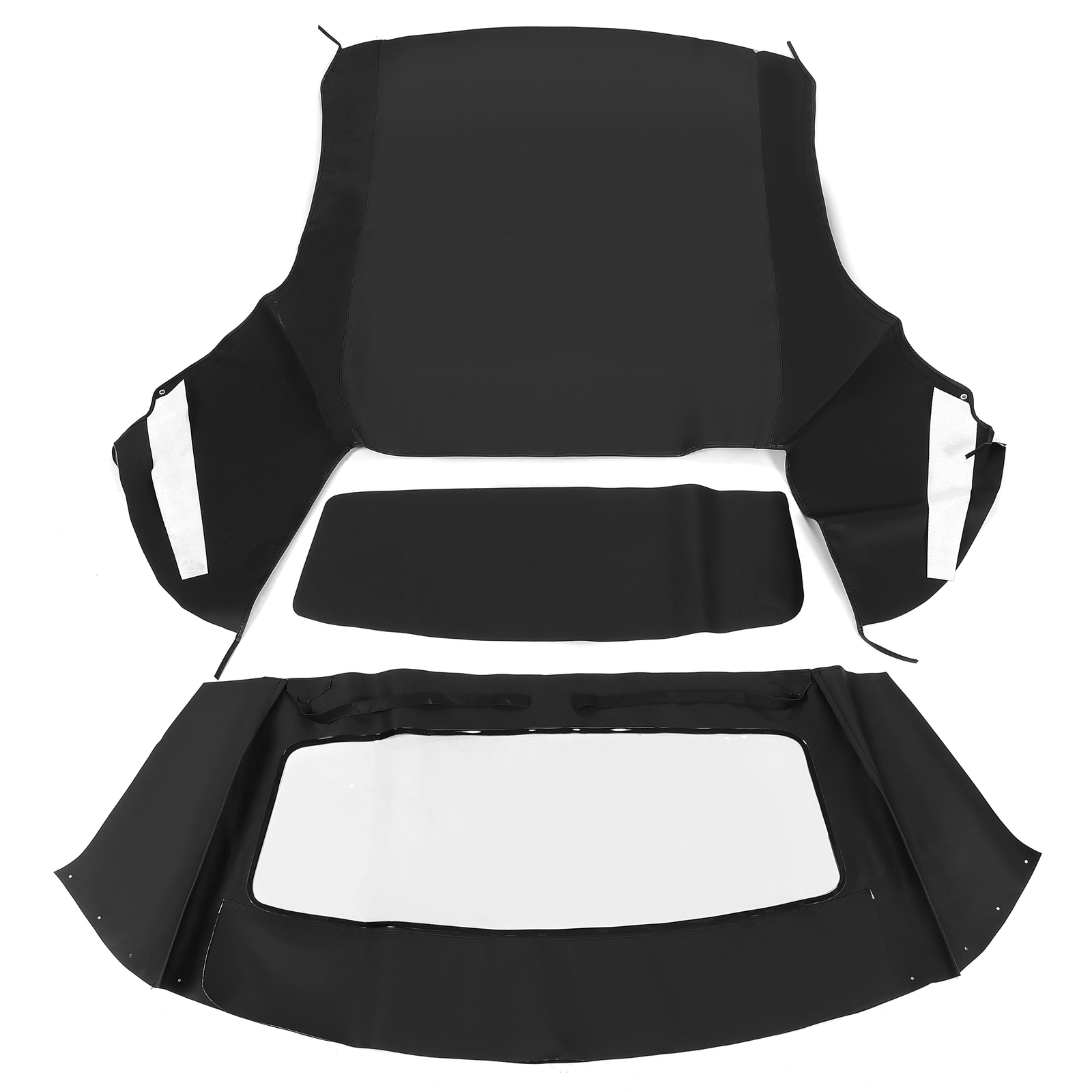 For Ford mustang Convertible FM3229SS 1994-04 Soft top W/window Black Sailcloth