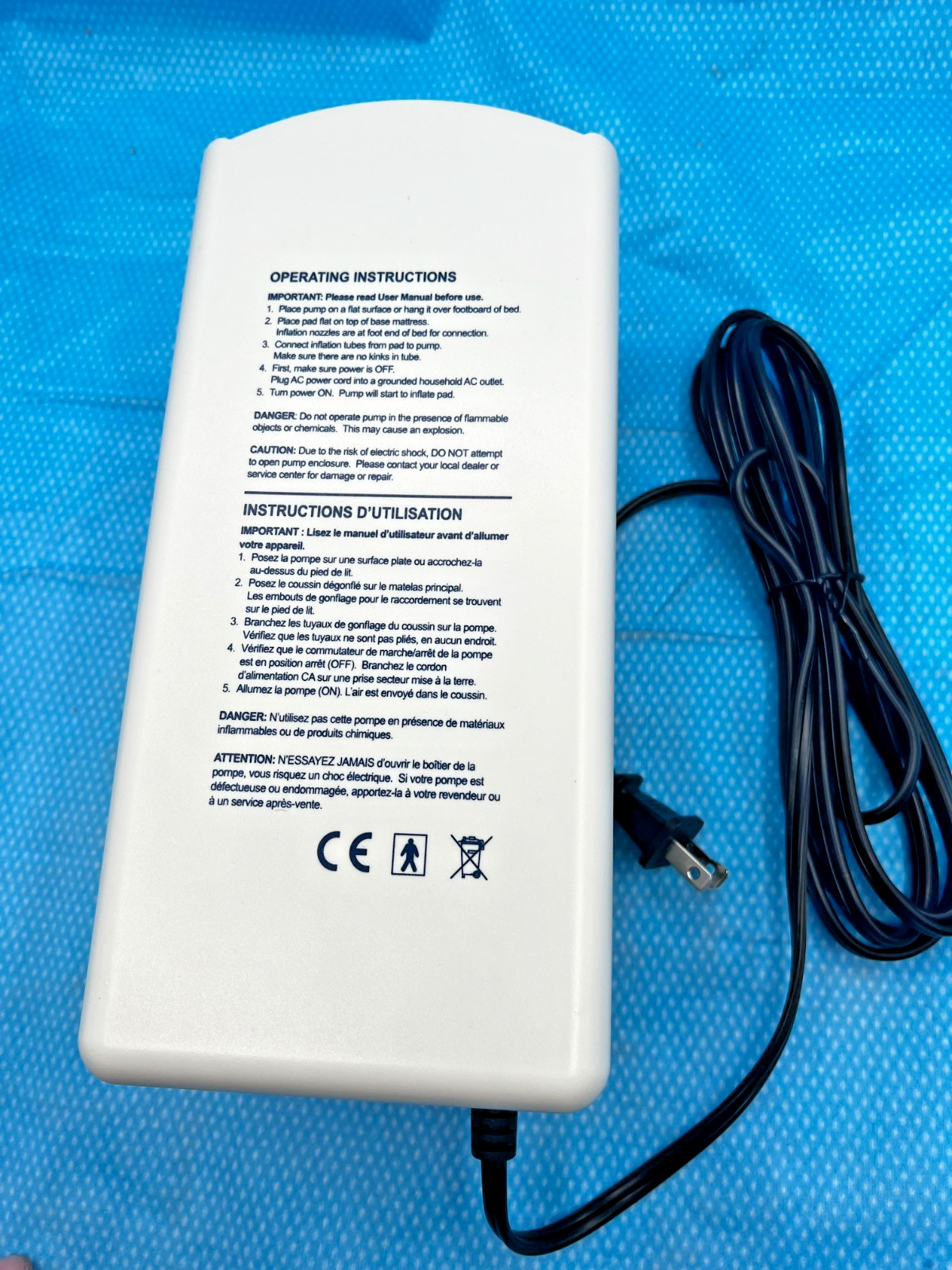 Drive Med-Aire Alternating Pressure Pump and Pad System Ref:1400IE