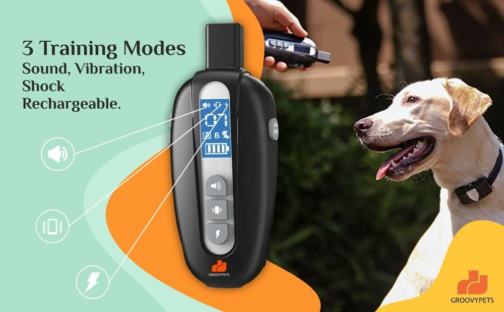 Remote Training Shock Collar Waterproof Pet Trainer for Small Medium Large Dog