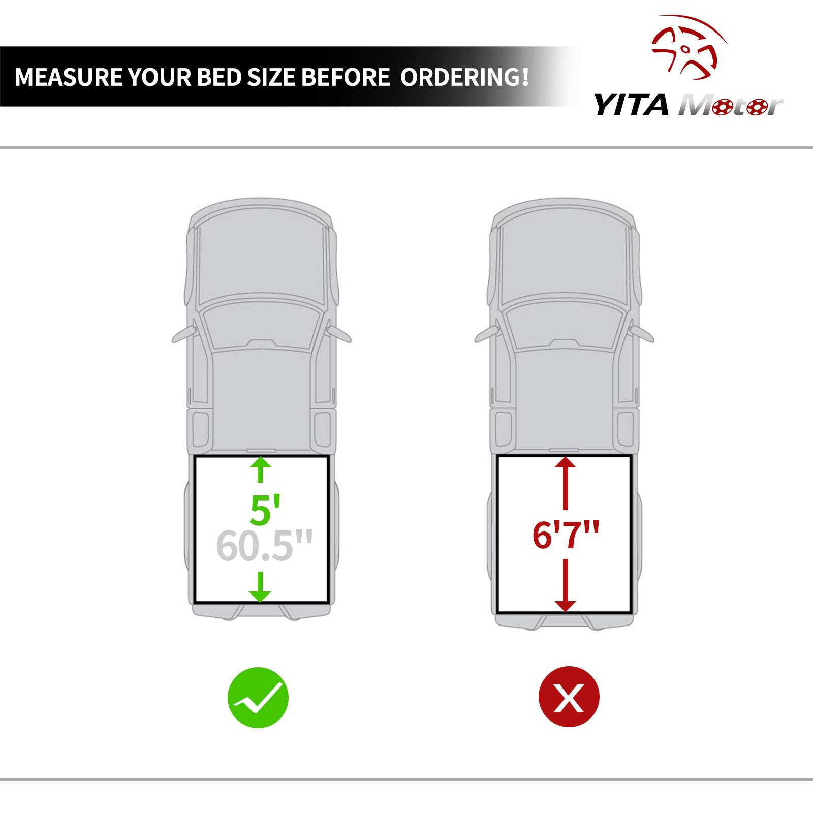 5FT Hard Tri-fold Tonneau Cover For 2017-25 Honda Ridgeline Truck Bed WaterProof