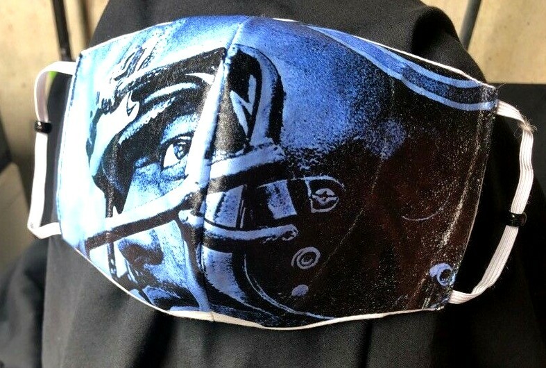 ***Walter Payton*** REVERSIBLE Cotton Face mask (handmade)