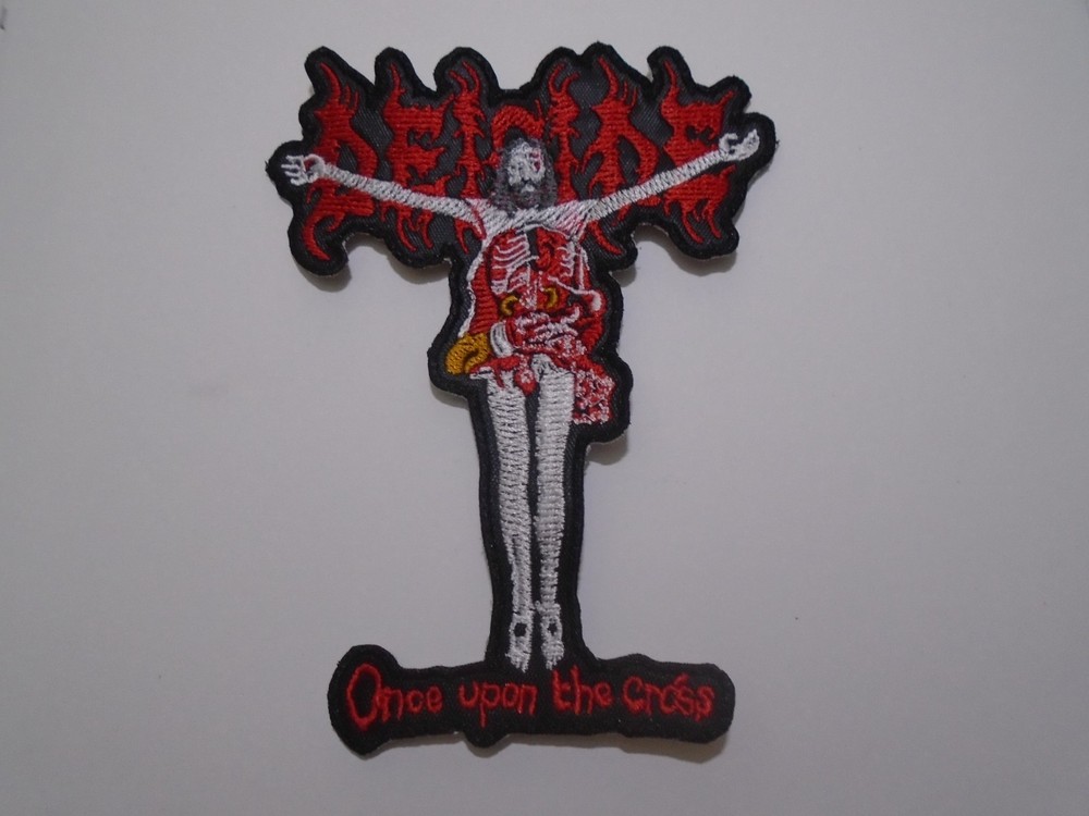 DEICIDE ONCE UPON THE CROSS EMBROIDERED PATCH