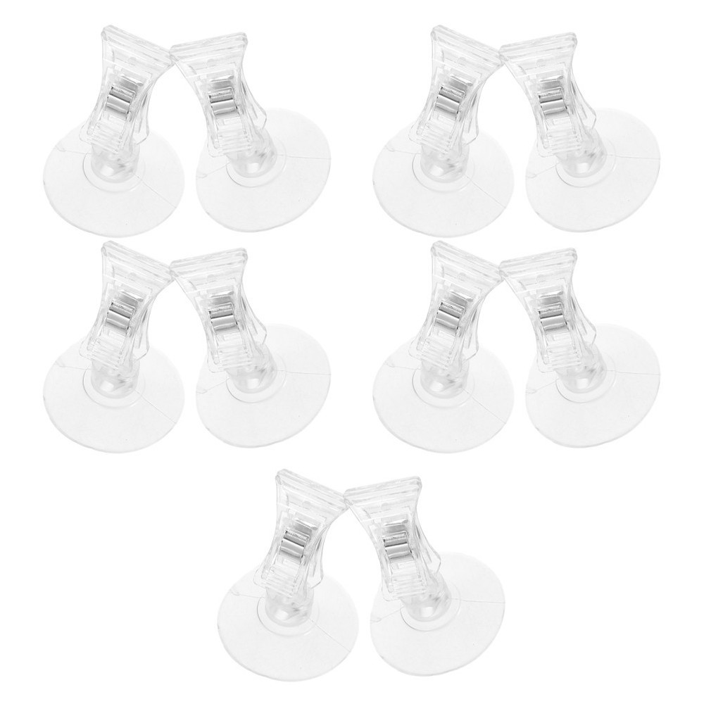 25 Pcs Advertising Suction Cup Clip Hanging Message Multi Purpose