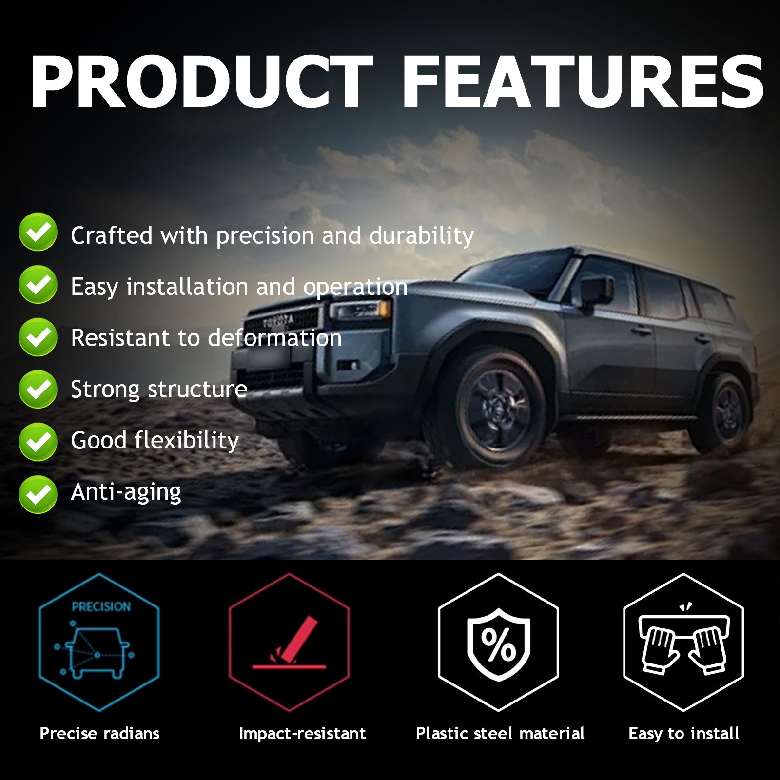 Engine Splash Shield Guard for Toyota Camry 2012-2017 - Heavy-Front Skid Plate