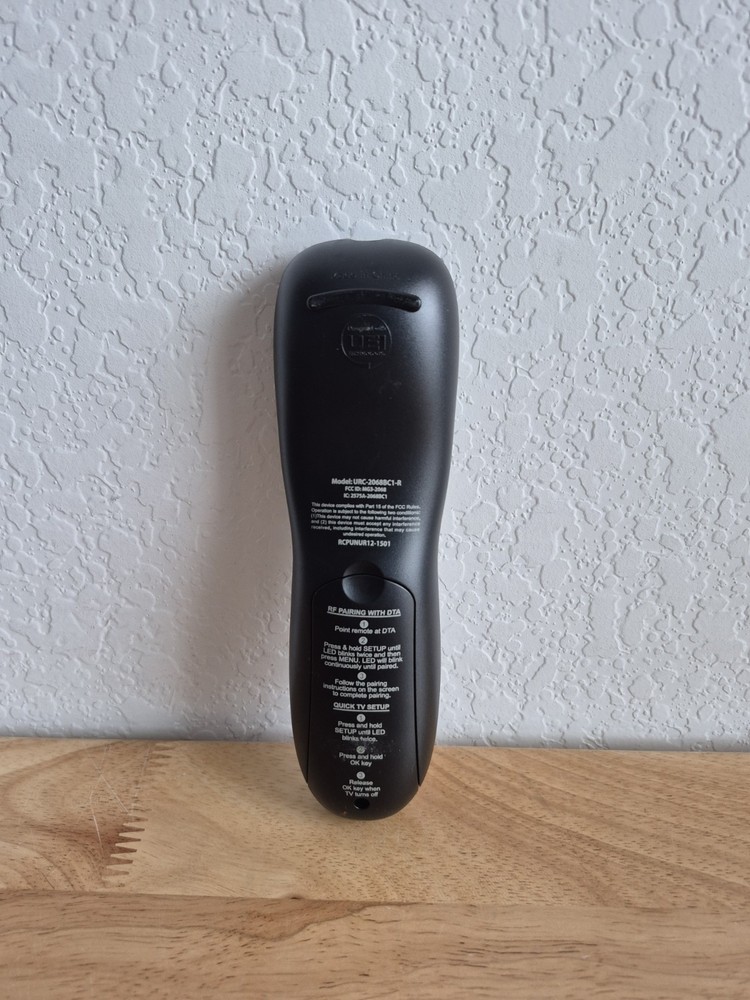 Suddenlink Universal Remote Control Pulse RF Remote URC-2068BC2-R
