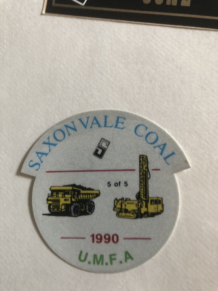 coal mining stickers nice older coal company