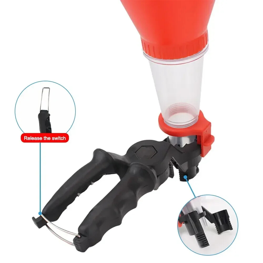 PVC Versatile Tool Car Engine Oil Funnel Set Clamp