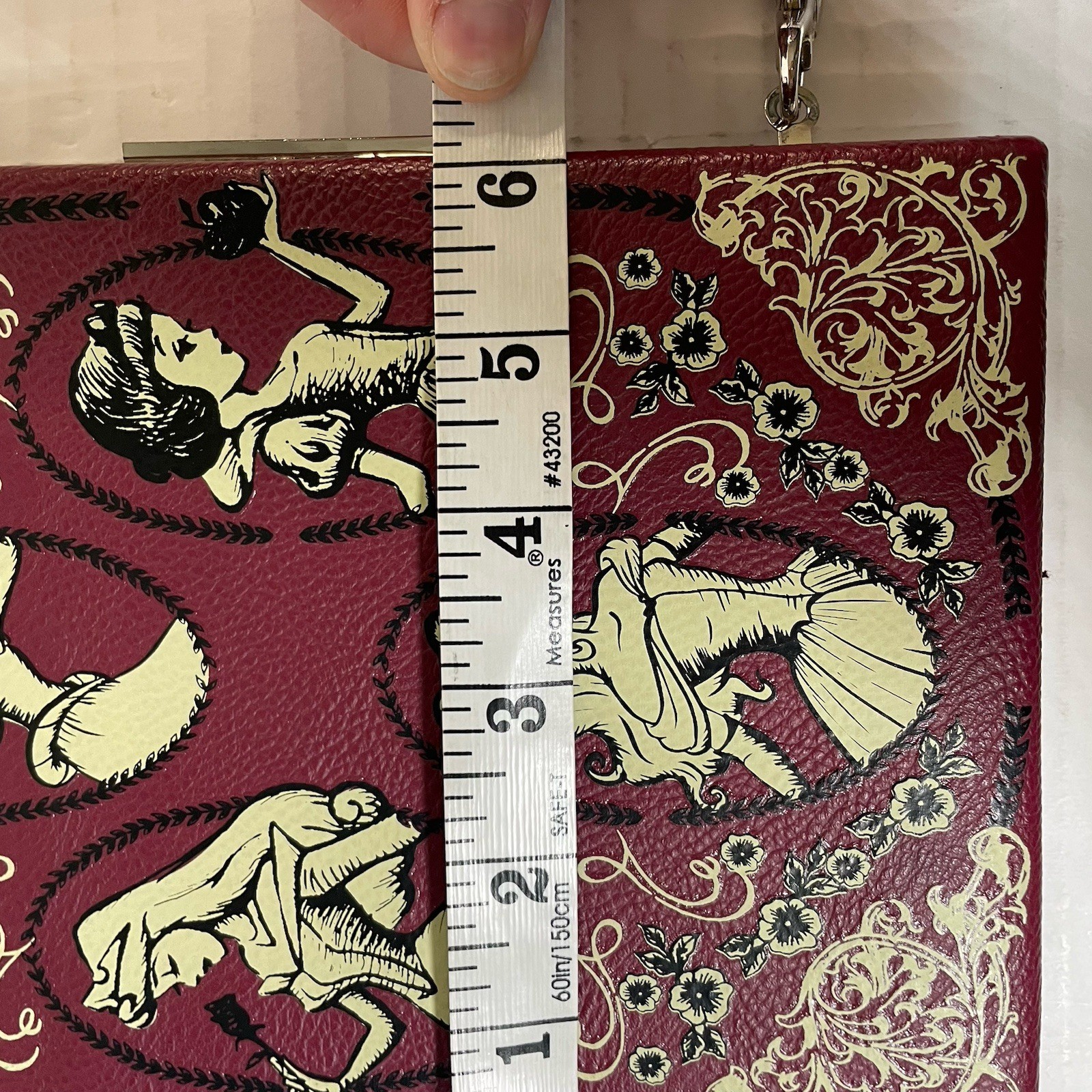 Disney Princess Storybook Book Clutch Handbag Purse