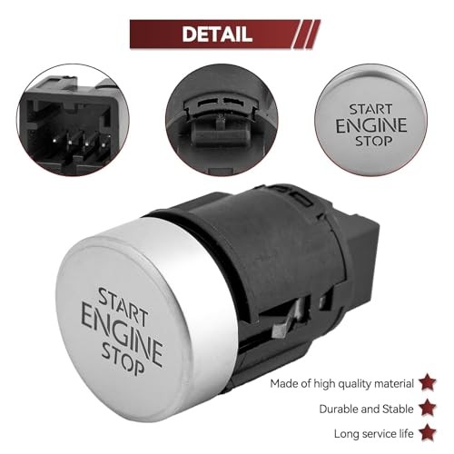Start Stop Push Button Switch for Vw Tiguan 2008-2018 Golf Plus 2009-2014