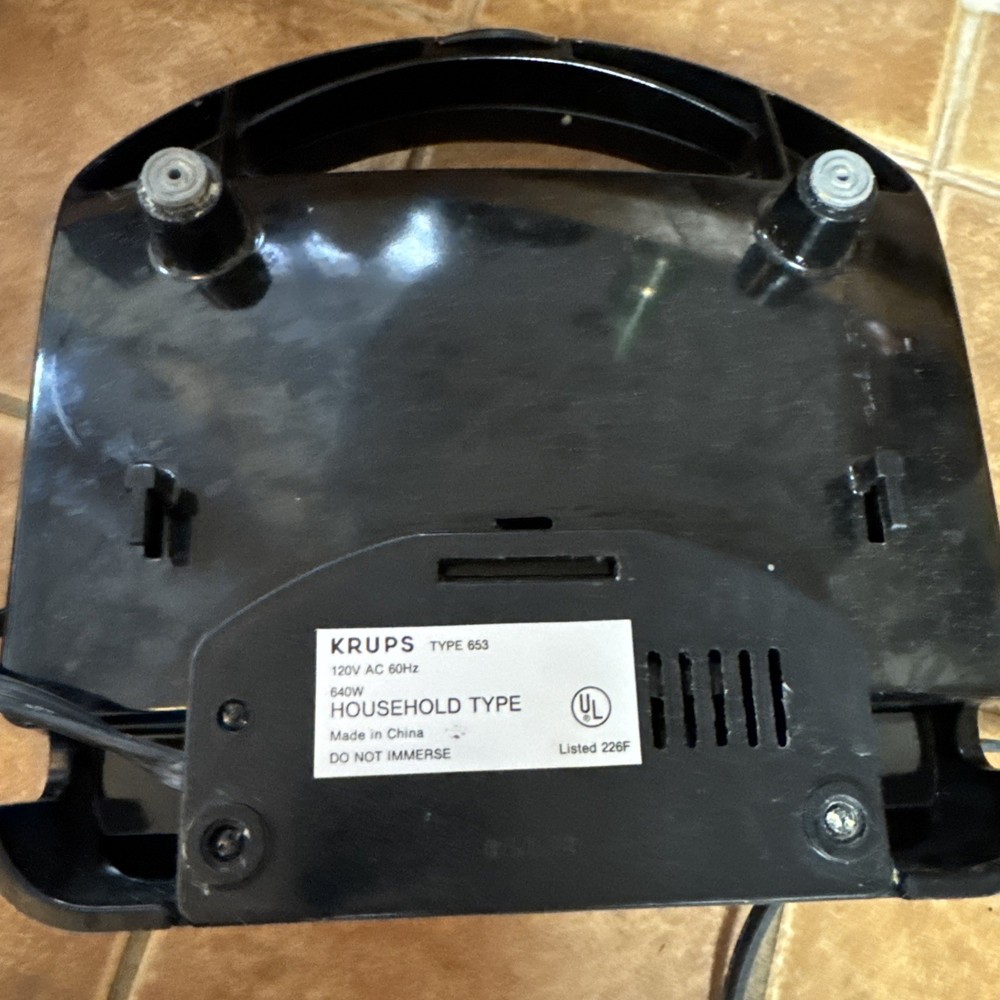 Belgian Waffle Maker Krups 653 Tested Vintage