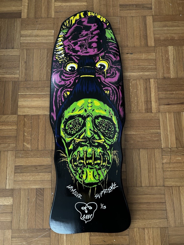 Lamour Supreme Headhunter signed and numbered  Screen Printed Deck