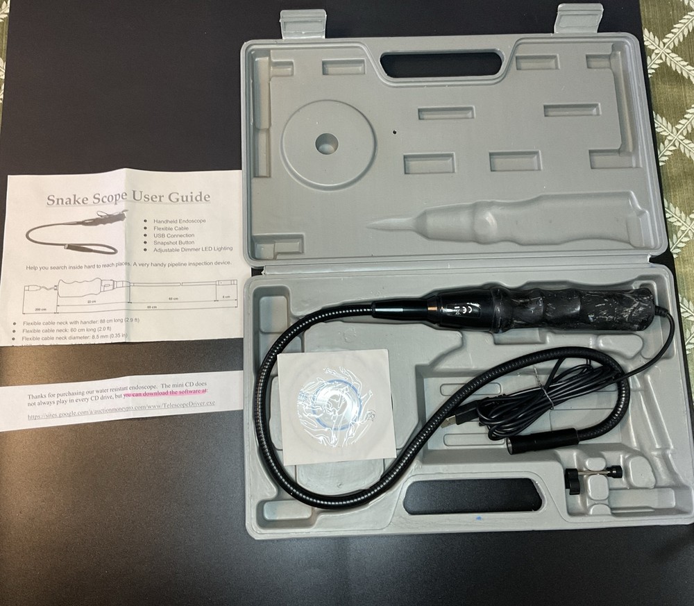 Teamforce TF2808 Flexible Snake Scope Camera *READ*