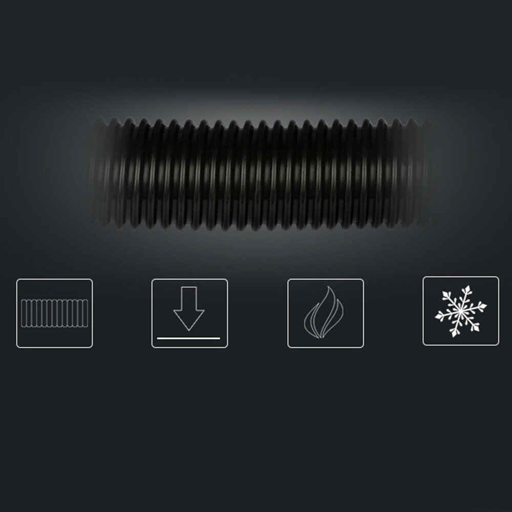 Flexible Conduit Split Wire Loom Corrugated Electrical Car Wire Cable Protection