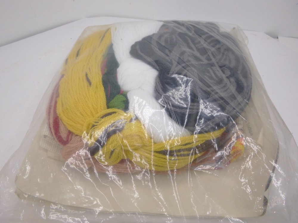 Columbia Minerva 2480 plains Indian Needlepoint Picture Kit native Ameri 1976