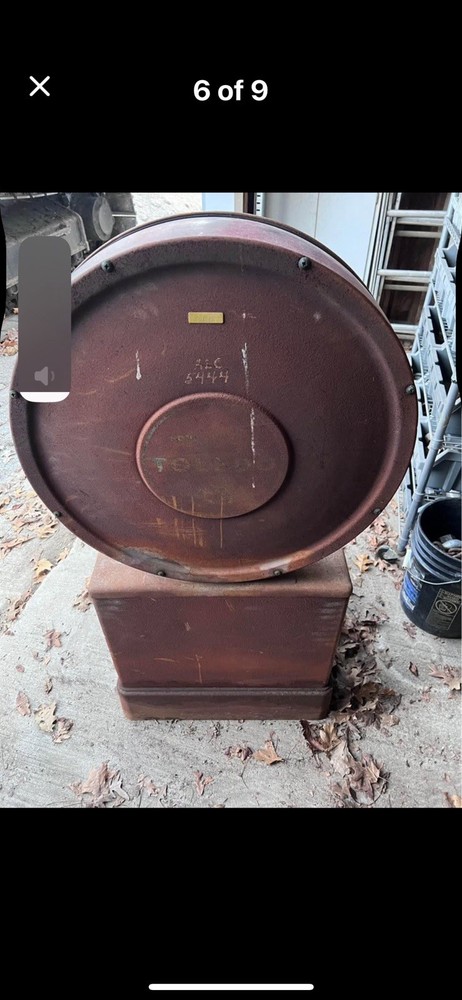 Toledo Vintage Industrial Scale with Round Dial