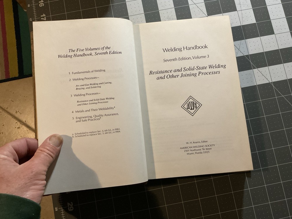 Welding Handbook Vol. 3 Resistance/Solid-State Welding/Other Joining Probably B3