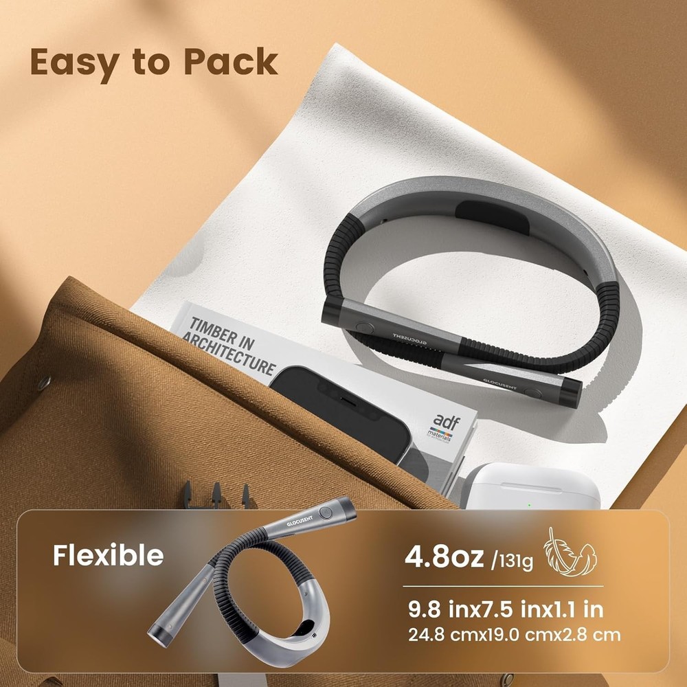Rechargeable Book Light 3 Colors