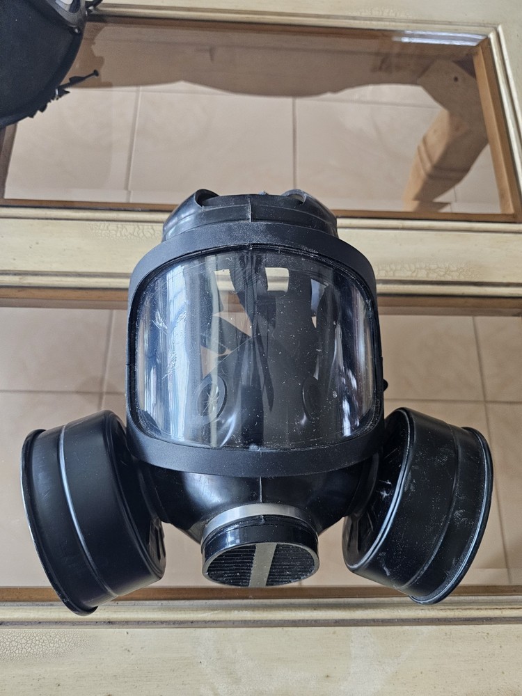 Full Face Gas Mask Dual Filter