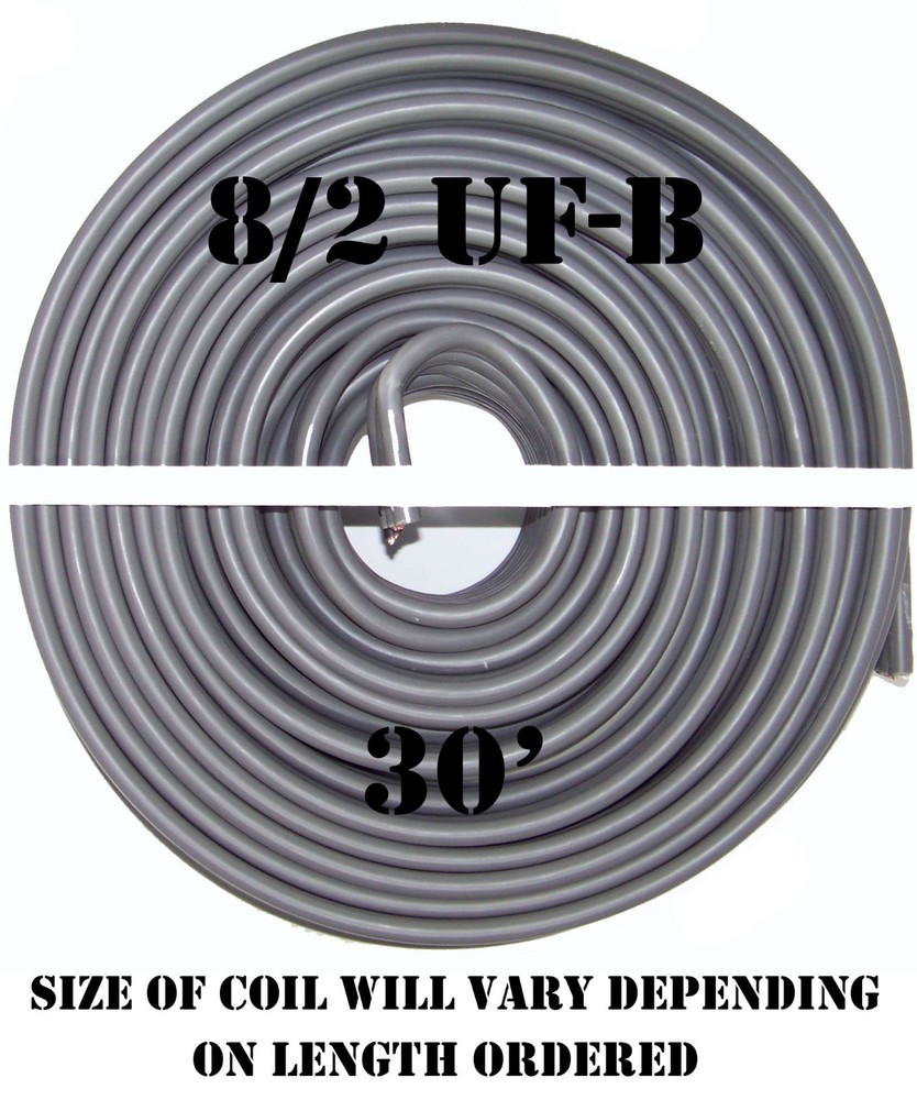 Cable Cabana 8/2 UF-B x 30' Underground Feeder Cable