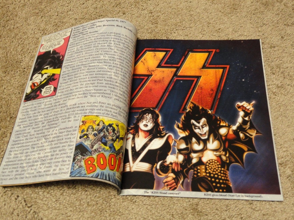 KISS Official Authorized Quarterly Magazine Issues 1 thru 5 with Posters HTF