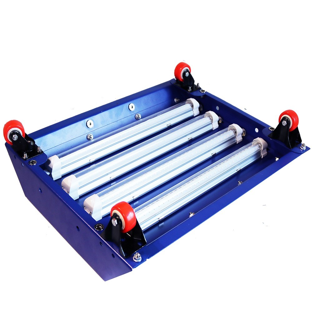 TECHTONGDA 110V 11.8×15.7in Movable LED Exposure Unit Timer Function 4 Tubes
