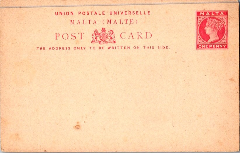 Malta Higgins & Gage 1 Unused.