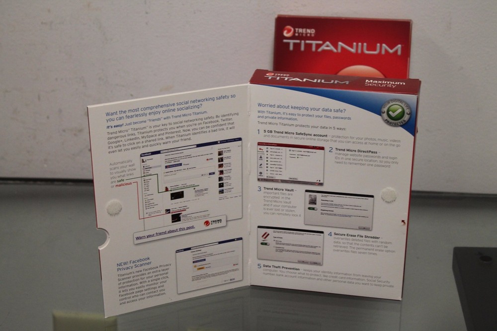 Trend Micro Titanium Maximum Antivirus Security 2013
