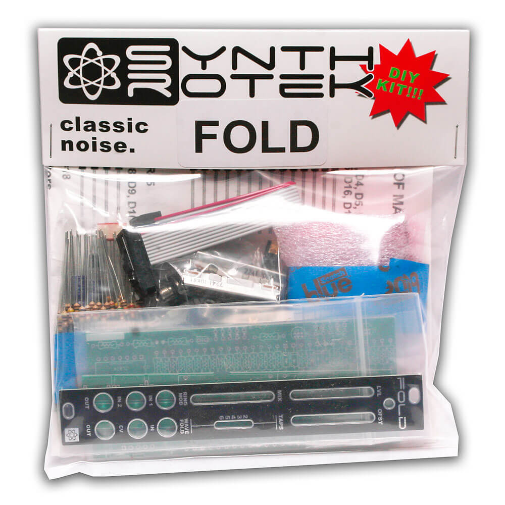Synthrotek FOLD DIY Kit - Wavefolder / Ring Modulator Eurorack Module
