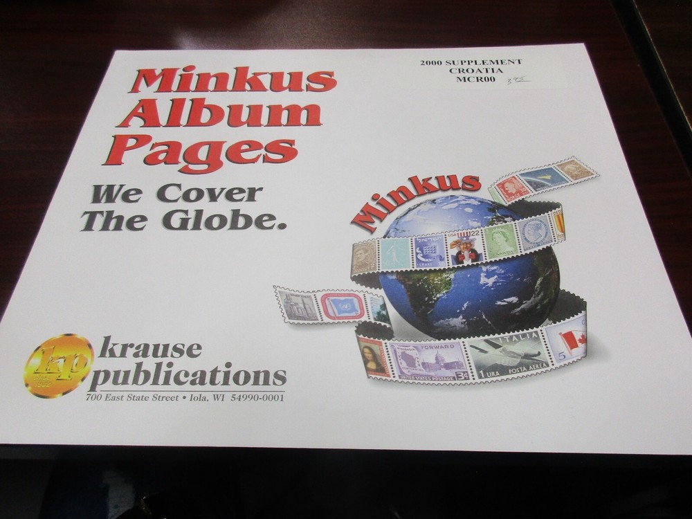 "MINKUS"  2000  SUPPLEMENT  CROATIA  W/FREE SHIPPING!!!