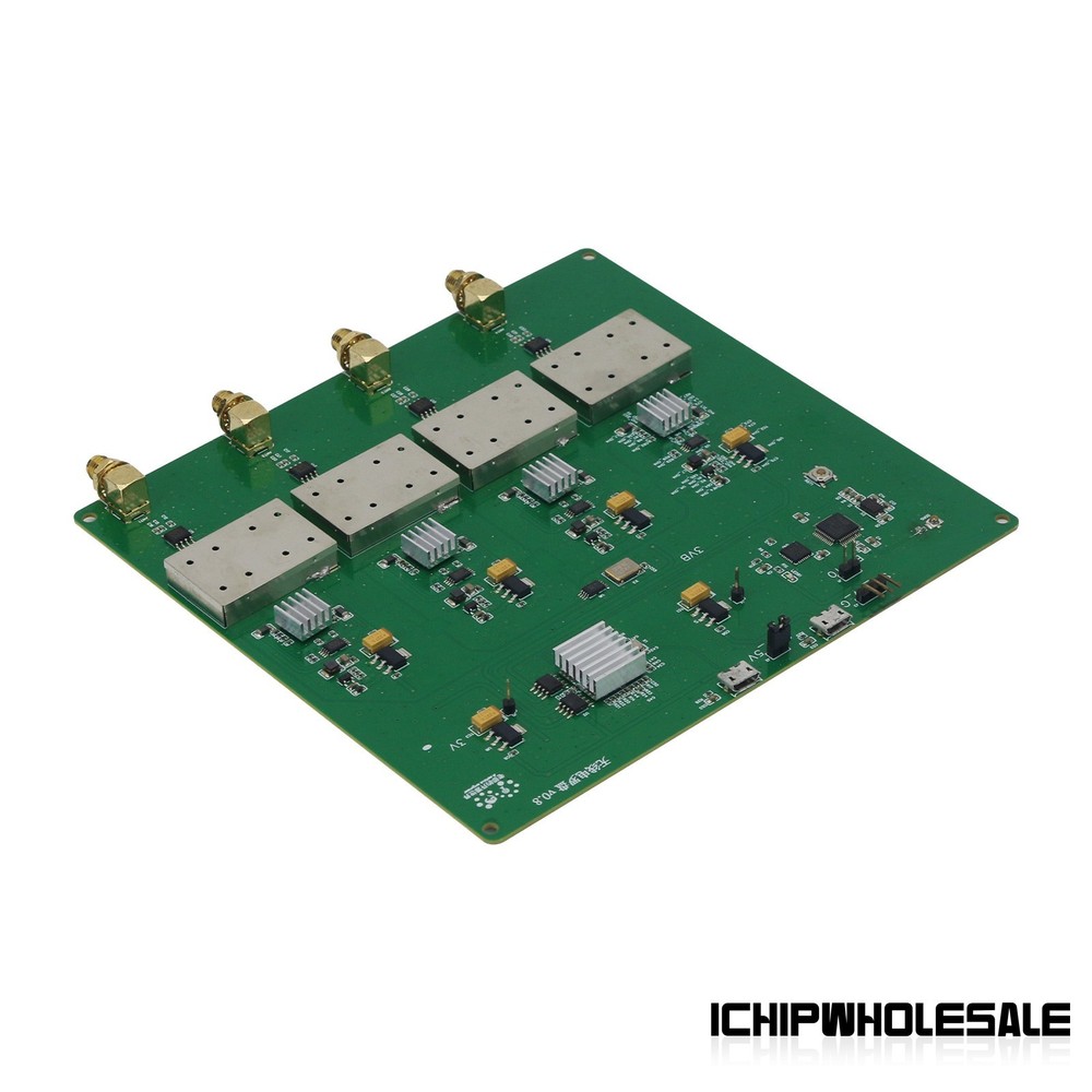 60MHz-800MHz Radio Compass Motherboard V0.8 Outperforming KerberosSDR 4 Channel