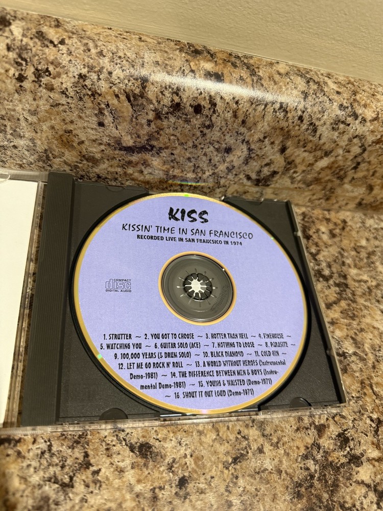 kiss “kissing time in san francisco” cd