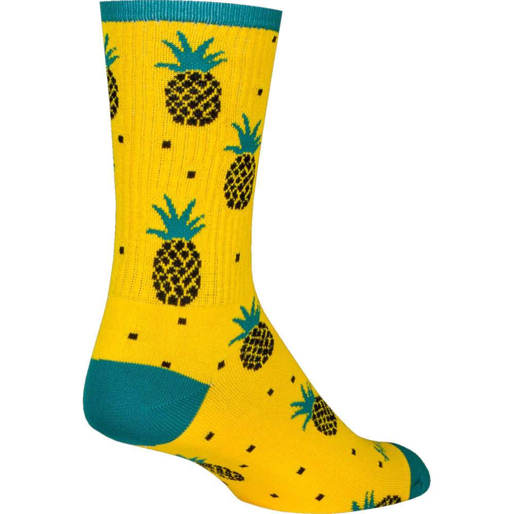 SockGuy Pineapple 6" Crew Socks Small/Medium