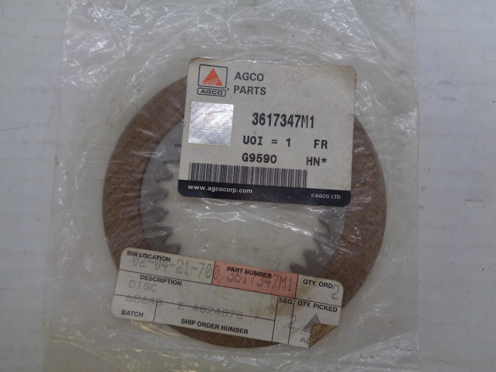 AGCO DISC - 3617347M1 - BOX12