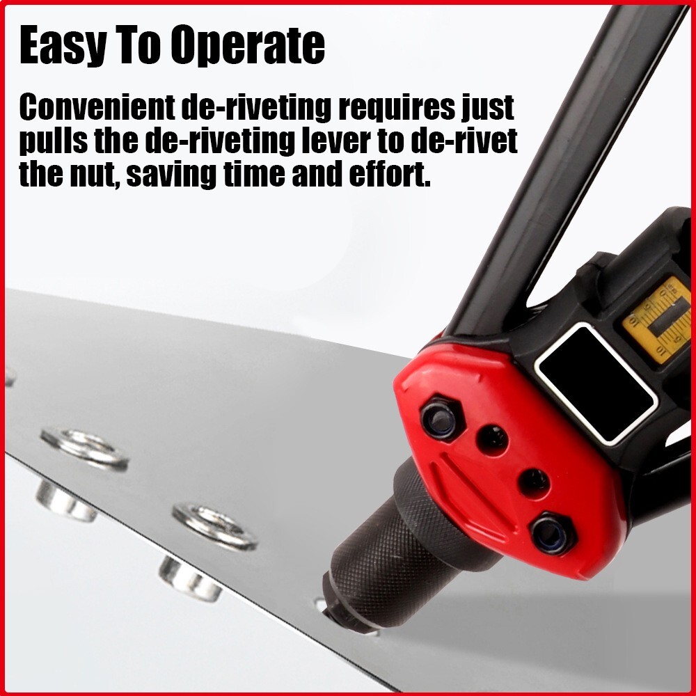 16" Rivet Gun Rivnut Thread Setting Tool Nut Setter NutSert Metric SAE Riveting
