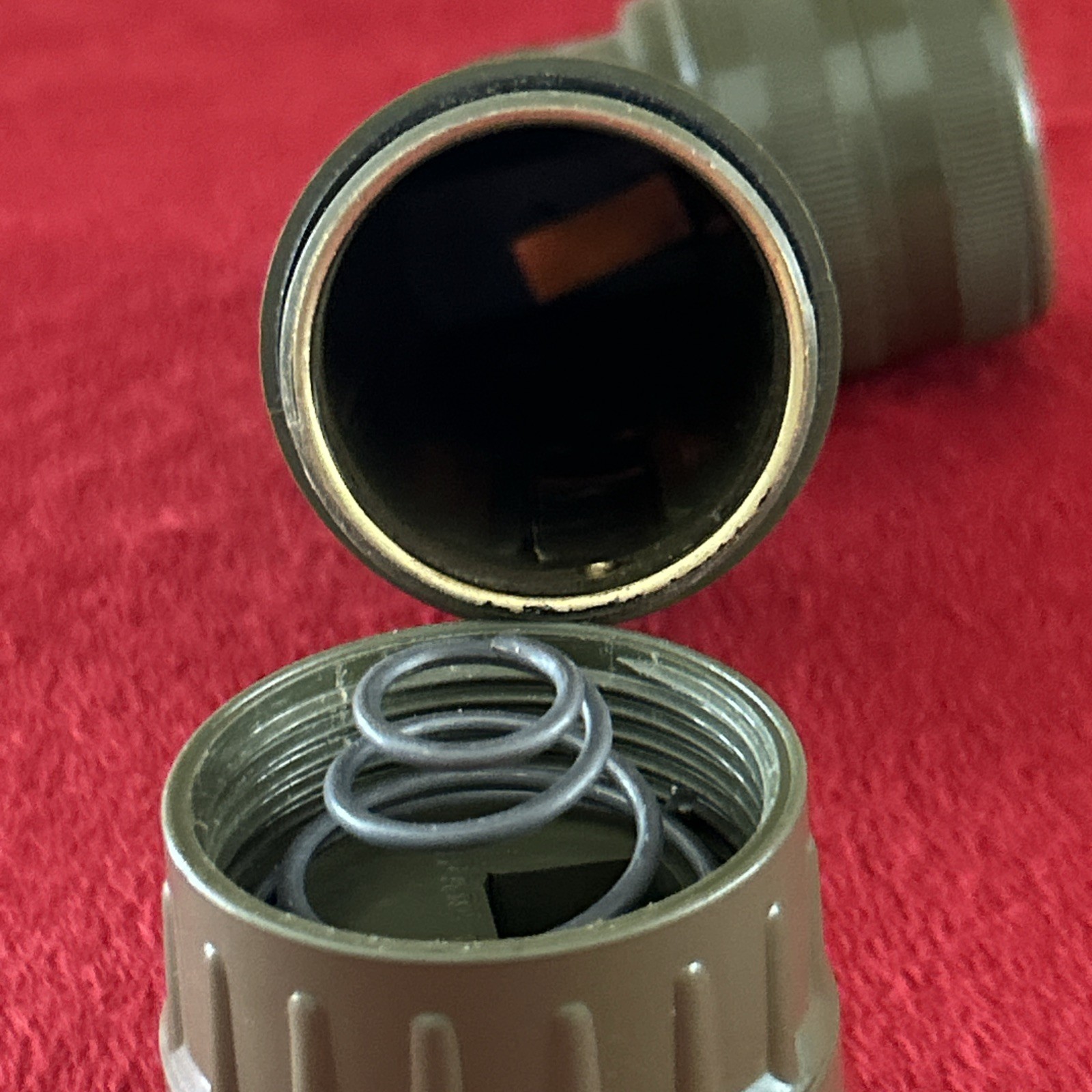 Vietnam 60s US Army USGI GT MX-991/U OD Green Flashlight Right Angle