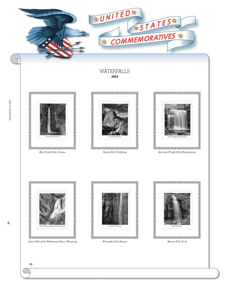 2023 U.S. Commemorative Singles COMPLETE Supplement (White Ace Alternative)