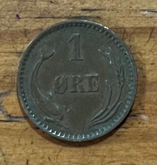 DENMARK 1 ORE 1894