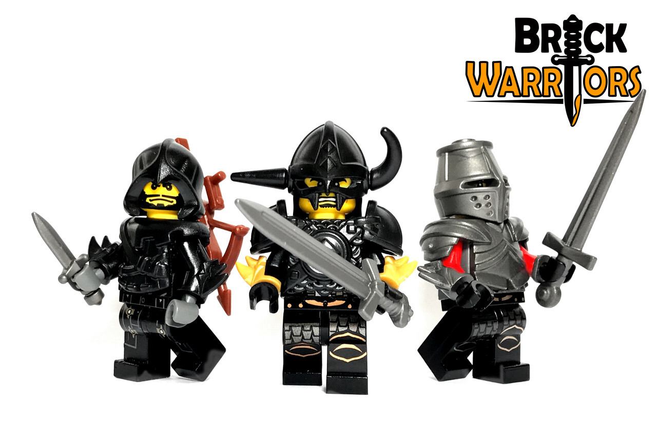 Custom Bladed Vambraces Arm Armor for Minifigures -Pick Color!