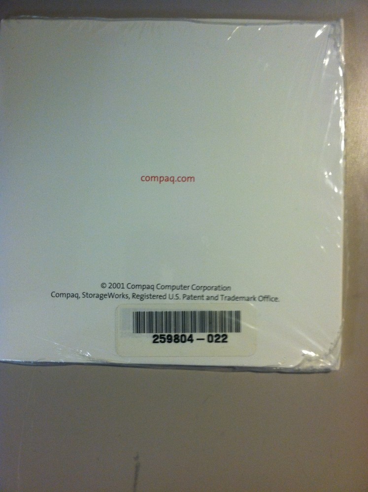 New sealed Compaq AIT Tape Drive Documentation CD