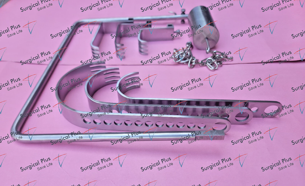 Initial Charnley Incision Retractor Extended Complete Set Hip Surgery Orthopedic