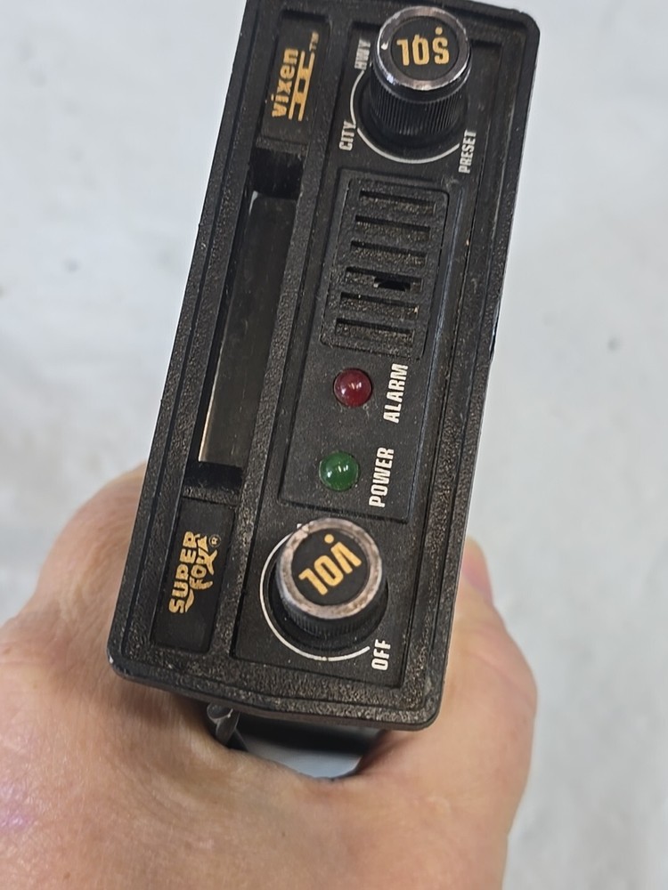 Super Fox Vixen II 2 Superheterodyne Radar Detector untested