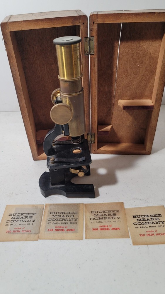 Antique Brass Student Microscope