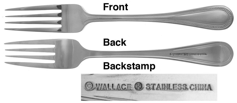 Wallace Silver Continental Bead  Fork 7638723